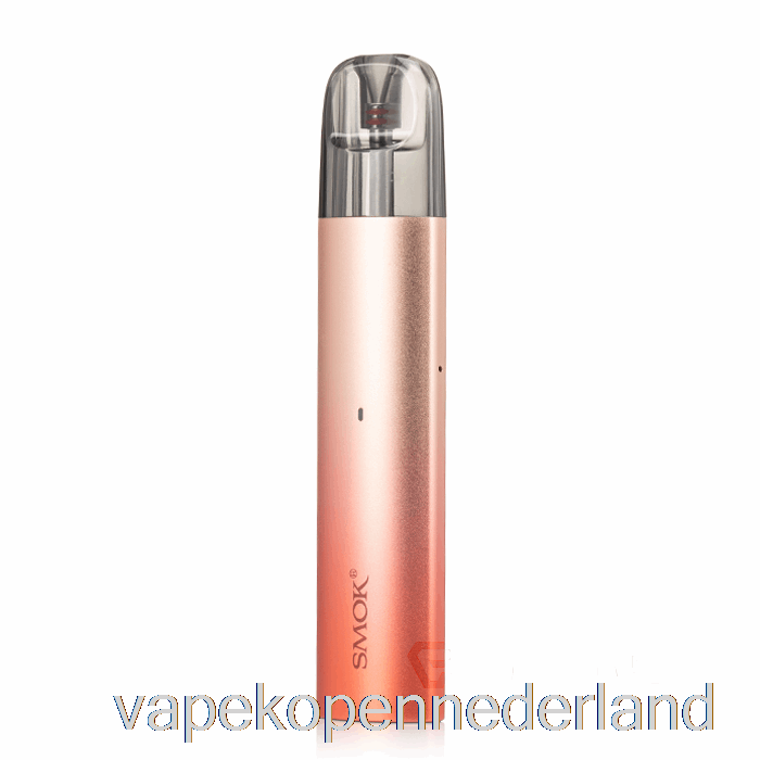 Elektronische Sigaret Vape Smok Solus 16w Pod Kit Goud Rood